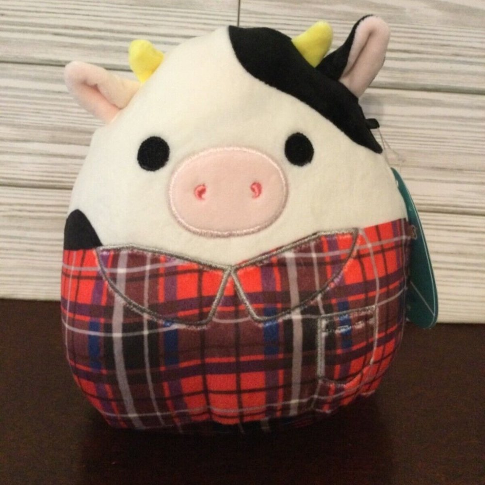Squishmallows 7” Conner the cow Harvest / Fall squad 2022 *NWT*